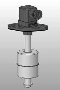 SUPERTOOL Schwimmschalter L200 mm, Flüssigkeitsstandssensor aus Edelstahl,  vertikaler Schwimmerschalter, verwendet in Elektrizität, Entwässerung,  Niveaukontrolle und Alarm : : Baumarkt